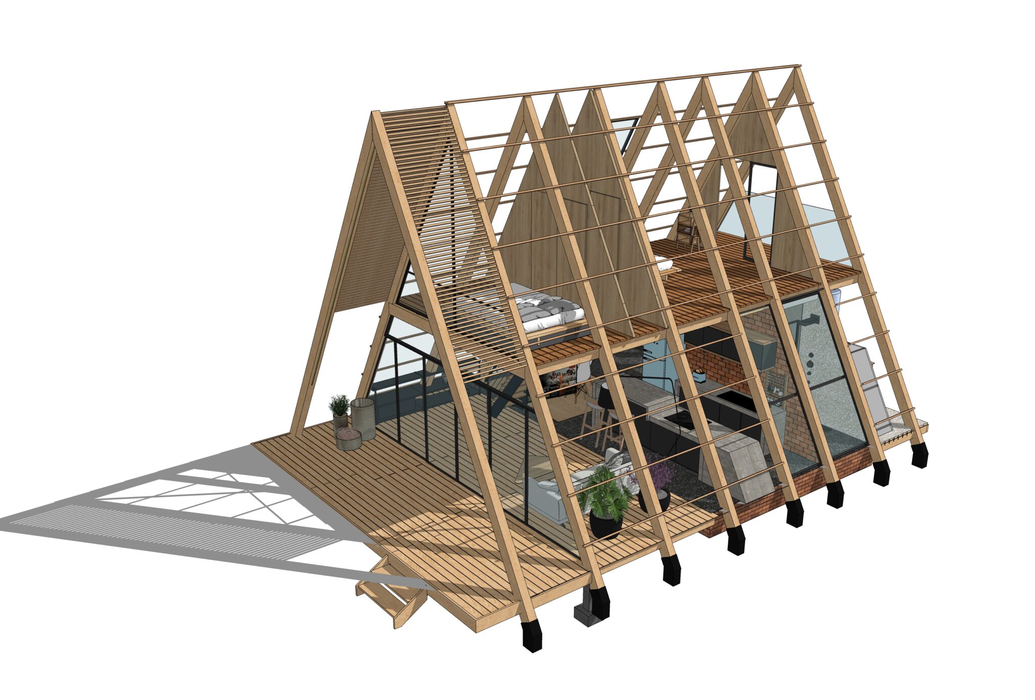 5 Modelos de Tipologias de Cabanas para se Inspirar